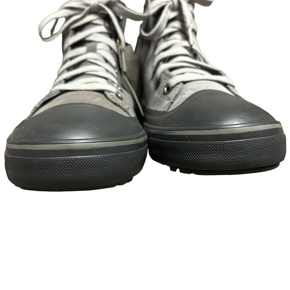 Sorel Cheyanne Metro Hi Lace Suede Leather Quarry Gray Waterproof Boots Mens 9.5 - Picture 8 of 16